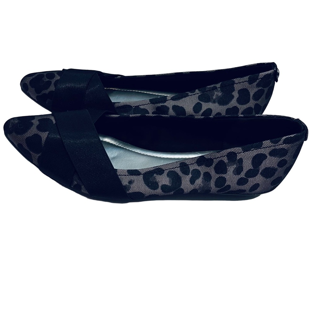 Anne Klein animal print flats